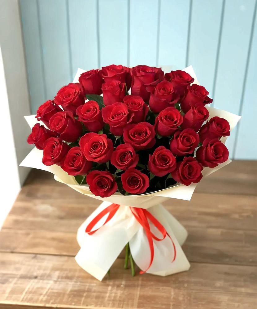 Букет 29 Красных роз в Дубовом