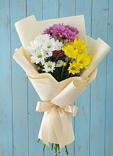 Букет цветов из:  Хризантемы #REPLACE_PRED# Дубовом