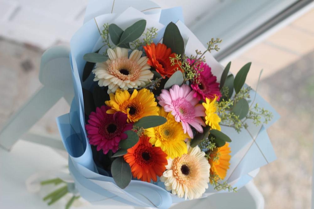 Букет цветов из: Герберы в Дубовом