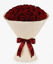 Букет 101 Бордовая роза Блэк Бакарра в Дубовом