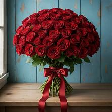 Букет Красные розы Блэк Меджик в Дубовом