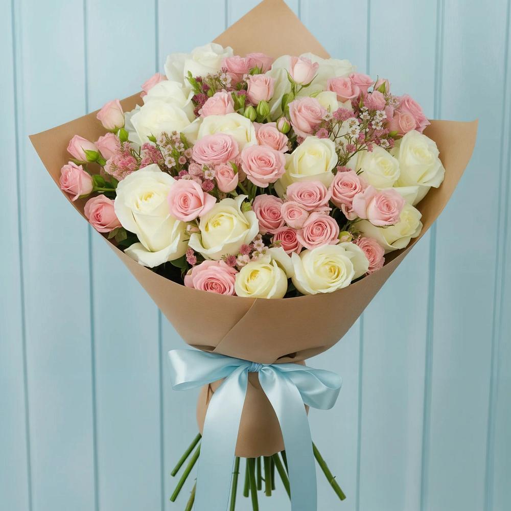 Букет цветов из: Розы в Дубовом