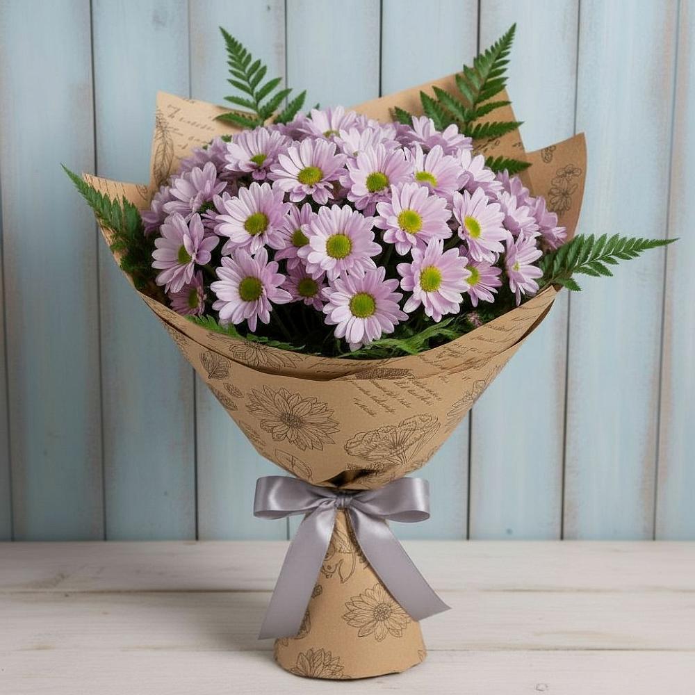 Букет цветов из: Хризантемы в Дубовом