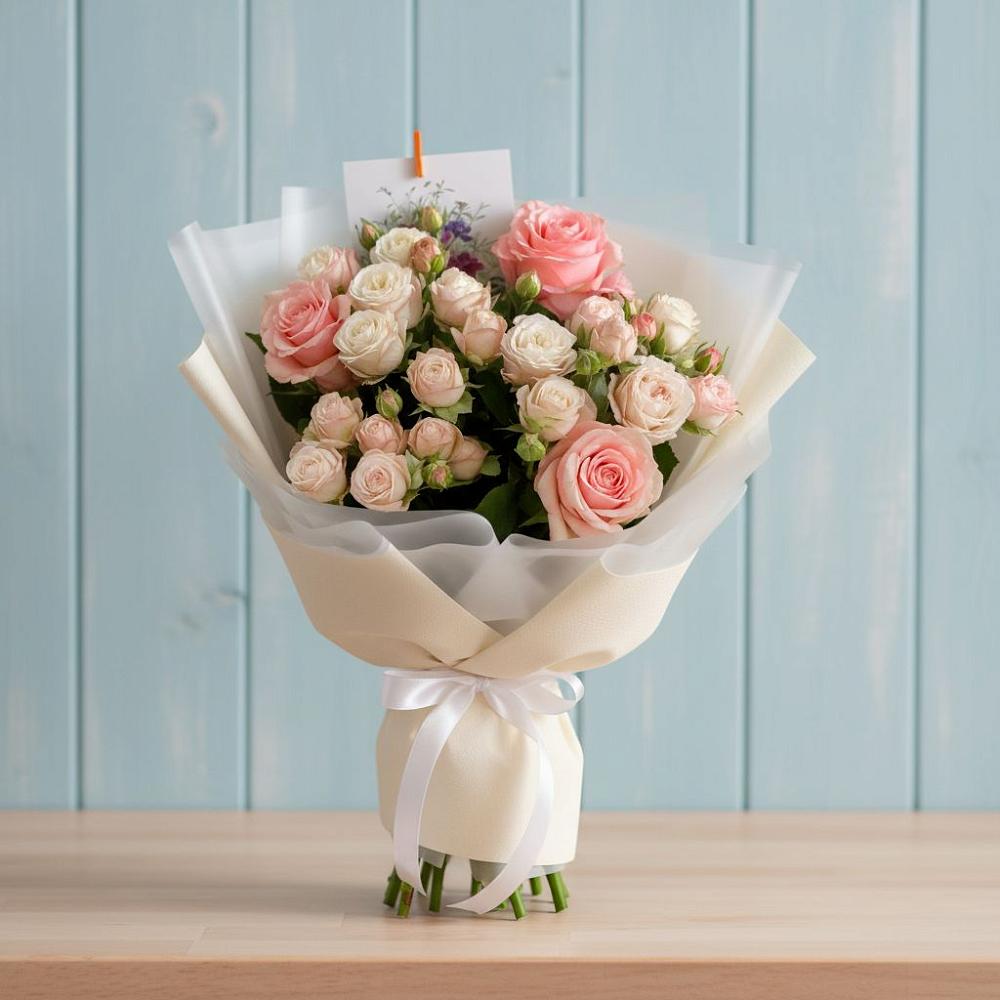 Букет цветов из: Розы в Дубовом