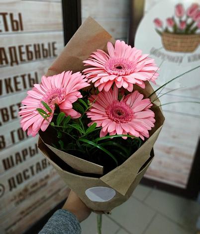 Букет цветов из: Герберы в Дубовом