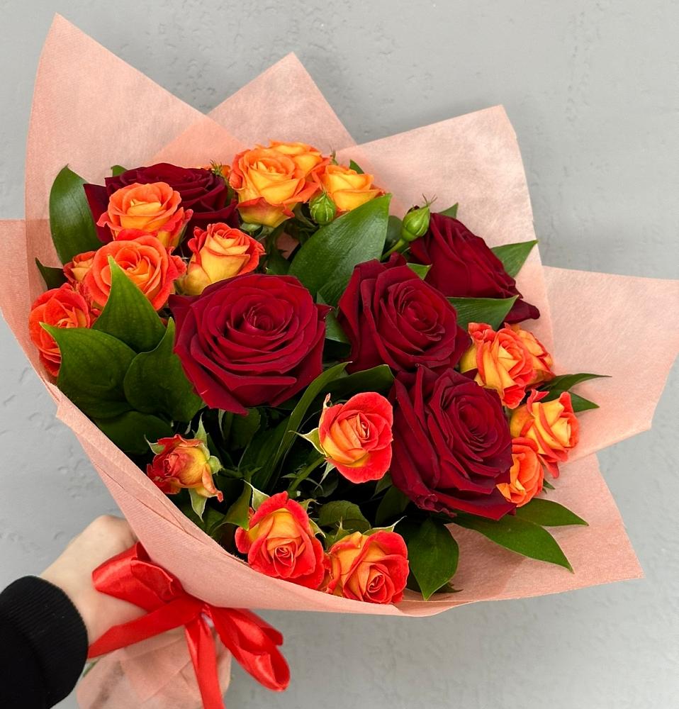 Букет Любовь и восторг в Дубовом