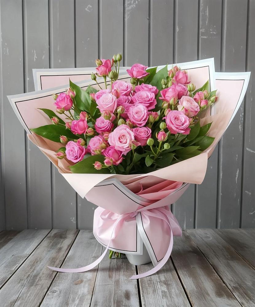 Букет Розовый кустик в Дубовом
