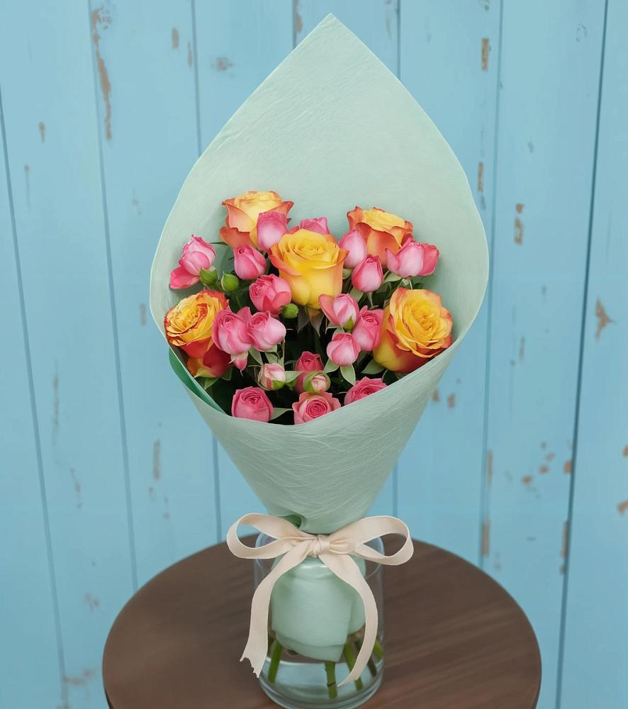 Букет цветов из: Розы в Дубовом