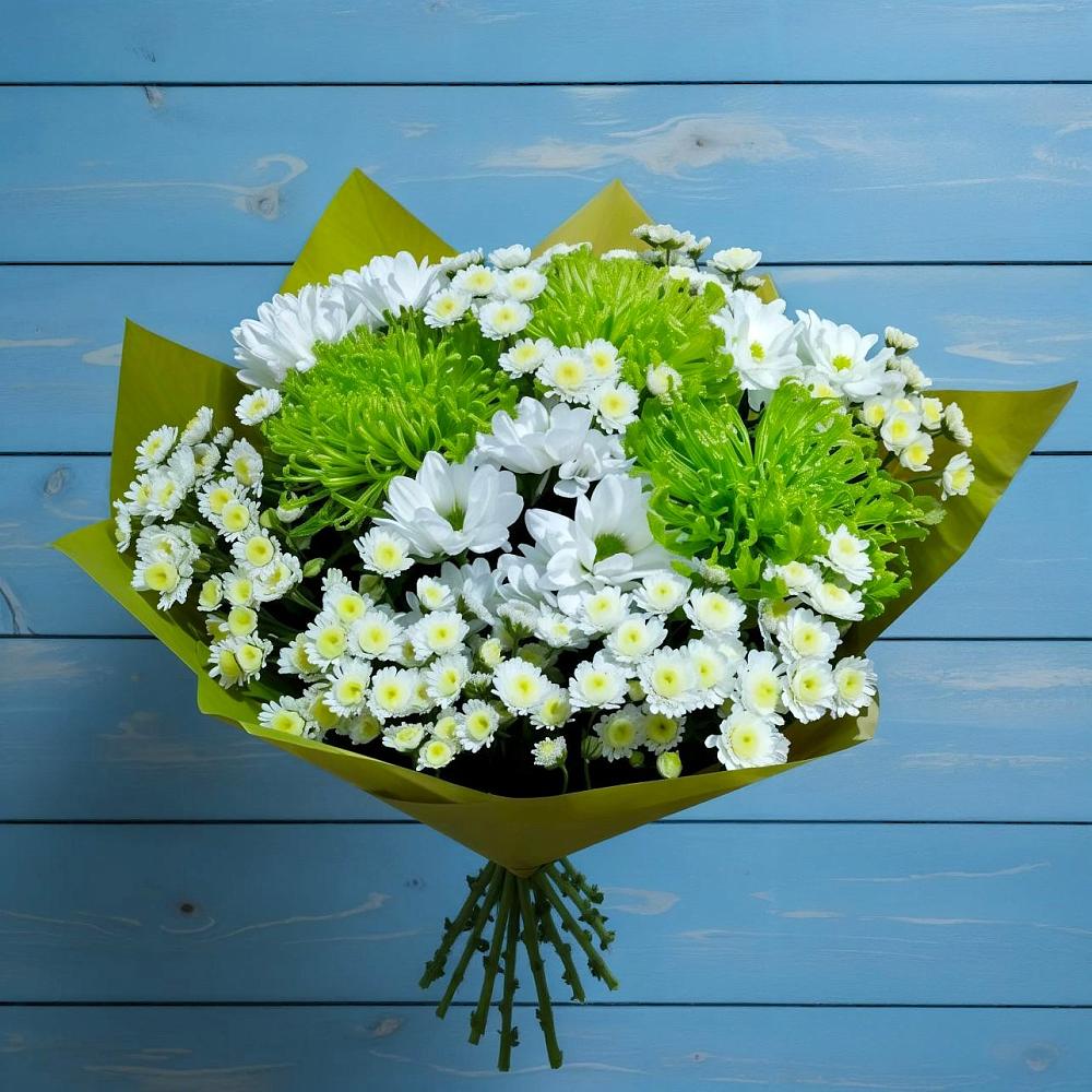 Букет цветов из: Хризантемы в Дубовом