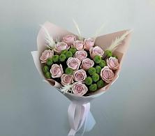 Букет цветов из:  Розы и Хризантемы в Дубовом