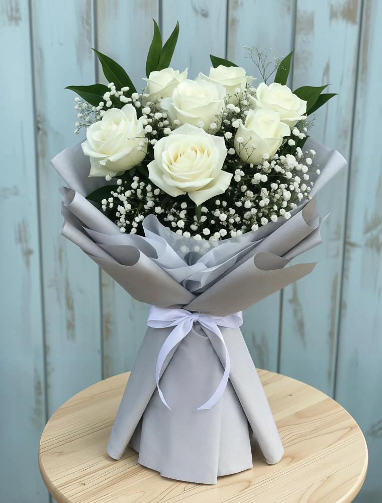 Букет цветов из: Розы в Дубовом