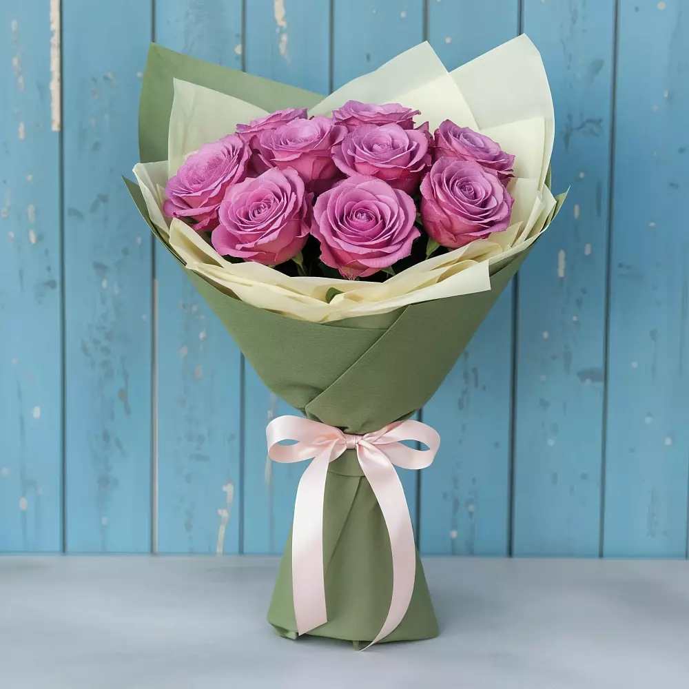 Букет Розы Фёрст Леди в Дубовом