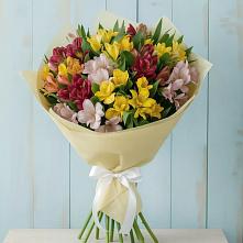 Букет цветов из:  Альстромерии #REPLACE_PRED# Дубовом