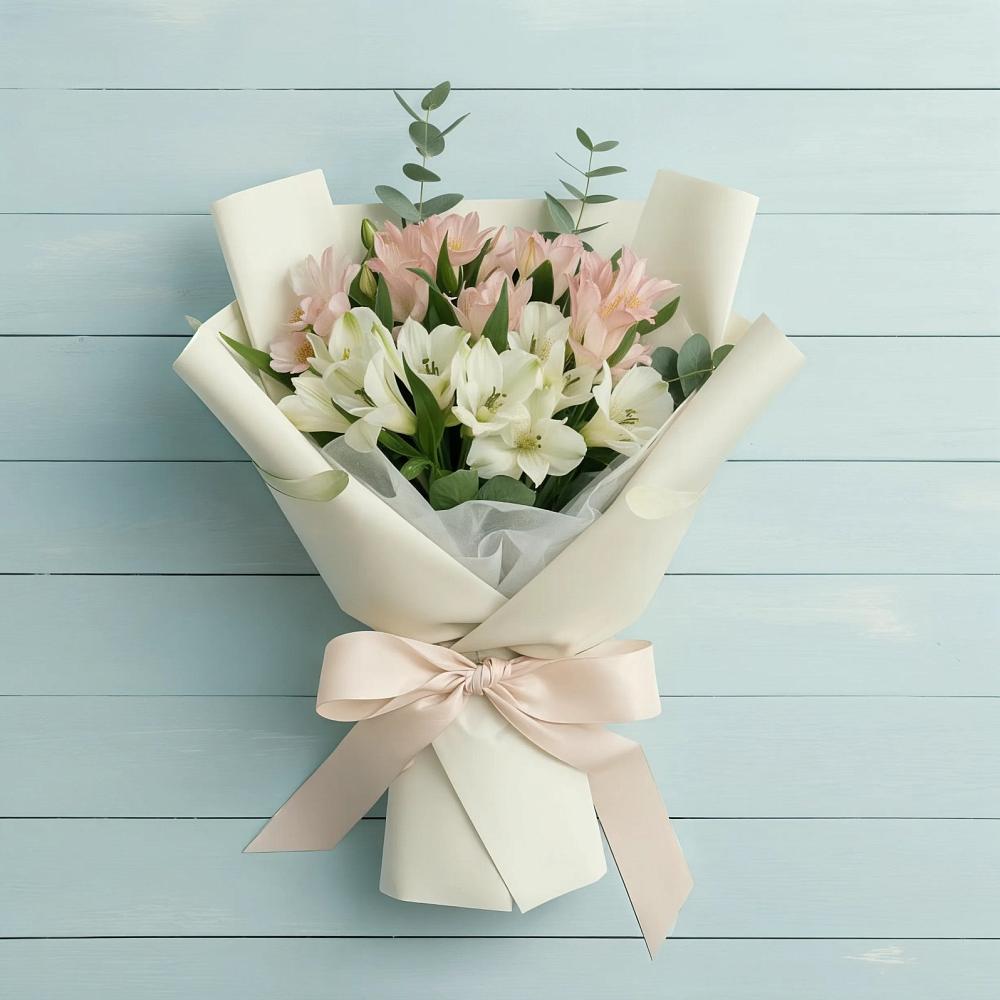 Букет цветов из: Альстромерии в Дубовом