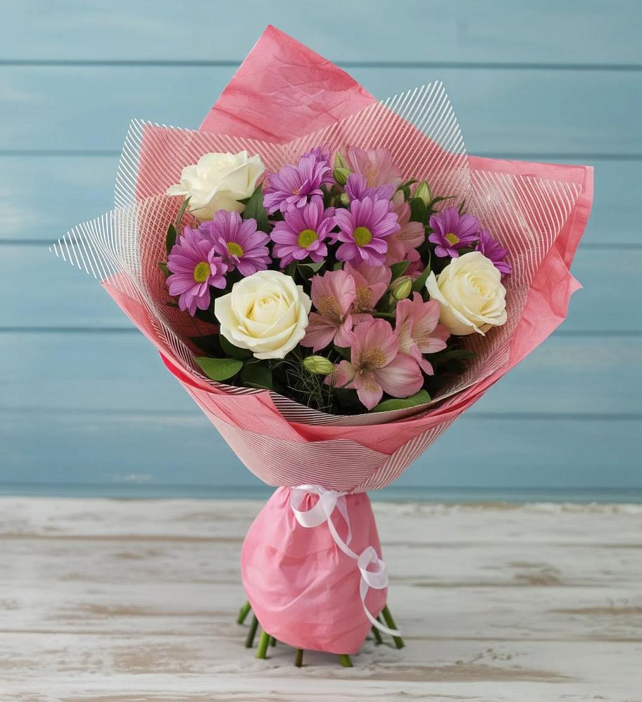 Букет цветов из: Герберы в Дубовом