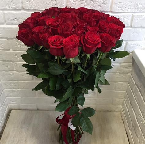 Букет Красные розы Гран При в Дубовом