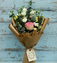Букет цветов из:  Розы и Лизиантусы в Дубовом