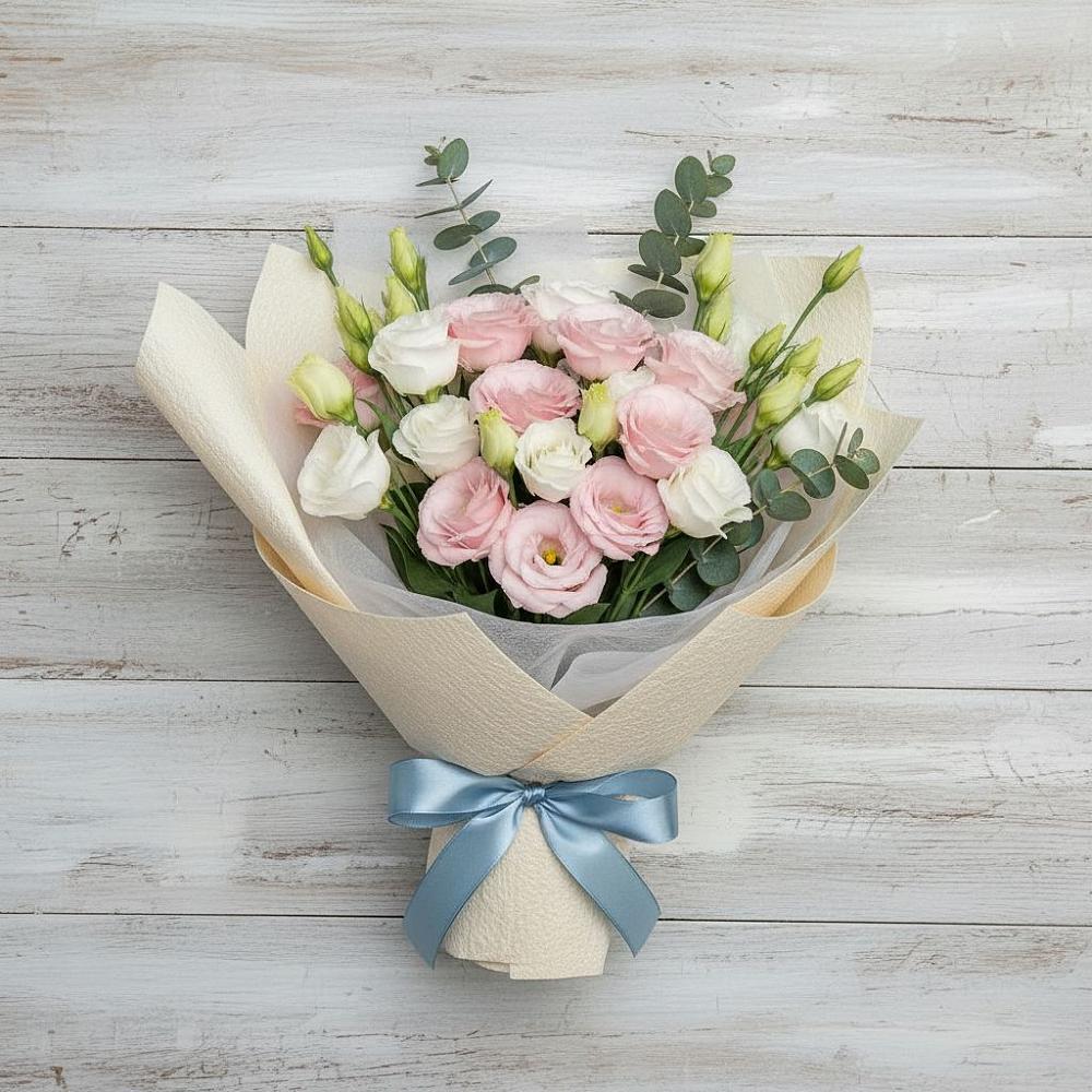 Букет цветов из: Лизиантусы в Дубовом