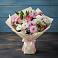 Букет цветов из: Хризантемы, Альстромерии и Розы в Дубовом